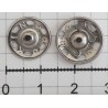 Snap Fasteners for sewing No.5 13.9mm nickel/6 pcs.