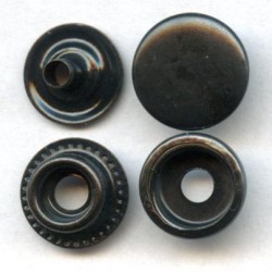 20951 Snap Fasteners "STANDARD 15" stainless black/60 pcs.