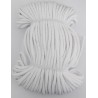 22439 Cotton braided cord 5 mm color - white/1m