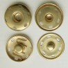 17211 Snap Fasteners 28mm/gold/1 pc.