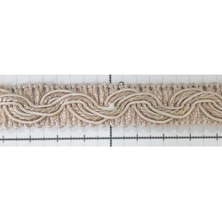 Decorative edging braid LPE-518, color PE-3 - sand/1m