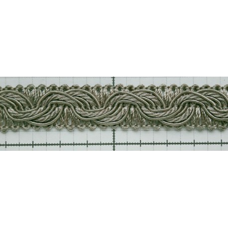 Decorative edging braid LPE-518, color PE-82 - flax/1m