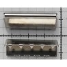 1158 Metal Webbing Belt Tip 30x10 mm/nickel/1 pc.