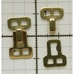 Hooks and eyes for sewing art. 9361 gold/1 pc.