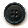 18112 Plastikinė 20 mm apvali 4 skylučių saga juoda/1 vnt.