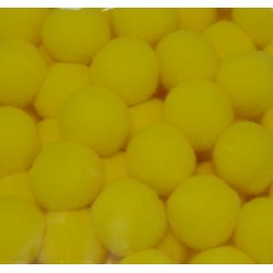 21705/117 Soft Fluffy Pompons 20 mm Yellow/1 pc.