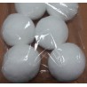 Soft Fluffy Pompons 50 mm White/1 pc.