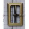 Single Prong Center Bar Buckle art. 754125.020.0108/20 mm/old brass/1 pc.