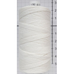Flax Yarn LENO 40, 100 % linen, white color, 500 m