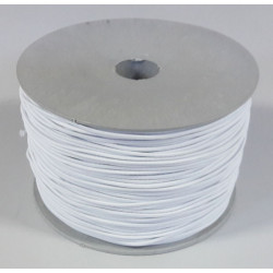 21948 Round elastic cord 2 mm white/200 m