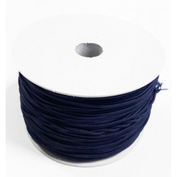 21957 Round elastic cord 2 mm navy blue/200 m