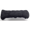 21963 Knitted elastic 7 mm black/100 m