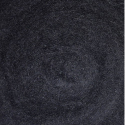 15224/1008 Carded Wool for Felting colour 1008-Black 25 g