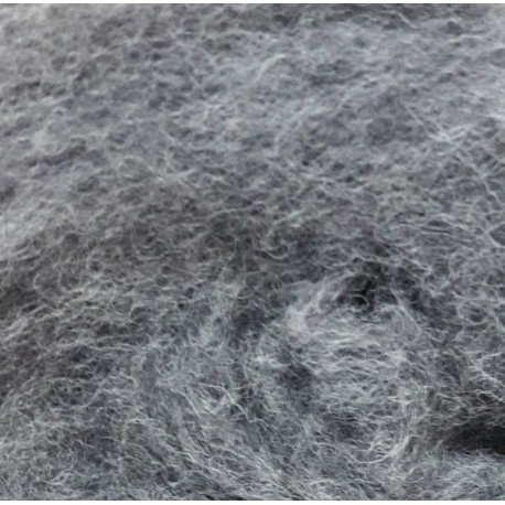15224/1005 Carded Wool for Felting colour 1005-gray 25 g
