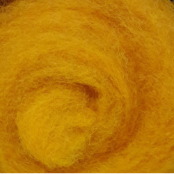 15224/2001 Carded Wool for Felting colour 2001-amber 25 g