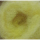 Carded Wool for Felting, colour 2003-yellow/25 g