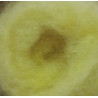 Carded Wool for Felting, colour 2003-yellow/25 g