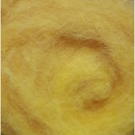 15224/2009 Carded Wool for Felting colour 2009-sunflower 25 g