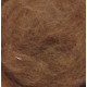 15224/2012 Carded Wool for Felting colour 2012-brown 25 g