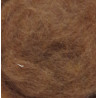 Carded Wool for Felting, colour 2012-brown/25 g