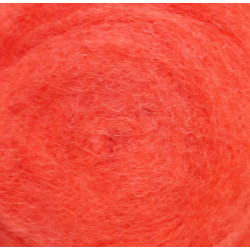 15224/3006 Carded Wool for Felting colour 3006-coral 25 g
