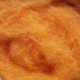 Carded Wool for Felting, colour 3007-orange/25 g