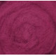 Carded Wool for Felting, colour 3013-bordeaux/25 g