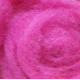 Carded Wool for Felting, colour 4003-dark pink/25 g