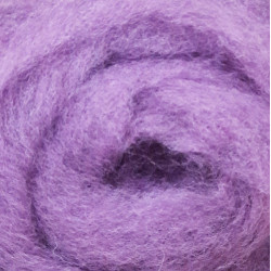 15224/4011 Carded Wool for Felting colour 4011-lilac  25 g