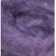 Carded Wool for Felting color 4014 - dark lilac/25 g