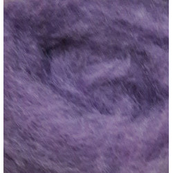 15224/4014 Carded Wool for Felting colour 4014-dark lilac  25 g