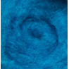 Carded Wool for Felting color 5001 - turquoise/25 g
