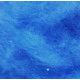 Carded Wool for Felting, color 6006-blue/25 g