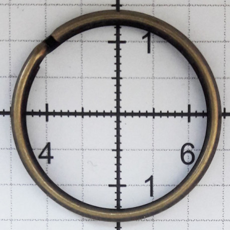 Žiedas raktams 25 mm žalvaris/30 vnt.