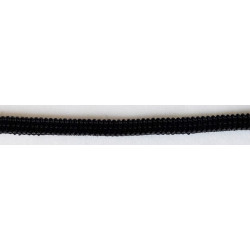 15769 Knitted elastic 4 mm black 100 m