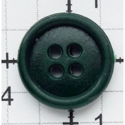 21598 Plastikinės 15 mm (24 ") apvalios 4 skylučių sagos tamsiai žalios/500 vnt.