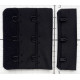 Black color Bra Hook and Eye Replacement Closure 3x2, 53mm/1 pc