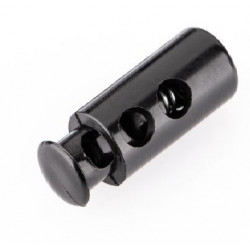 Plastic Stopper for Cord art. 126 black/1 pc.