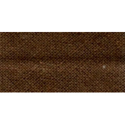 Medvilninė užlyginta juosta apsiuvams 20 mm, spalva 24D - tamsi ruda/1 m