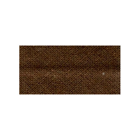 Single Fold Bias Binding Cotton Width 20 mm, color 24D - dark brown /1 m