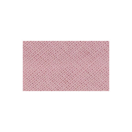 Single Fold Bias Binding Cotton Width 20 mm, color 136 - vintage rose/1 m