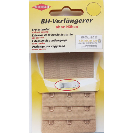 Bra extender without sewing 3x3 55 mm skin
