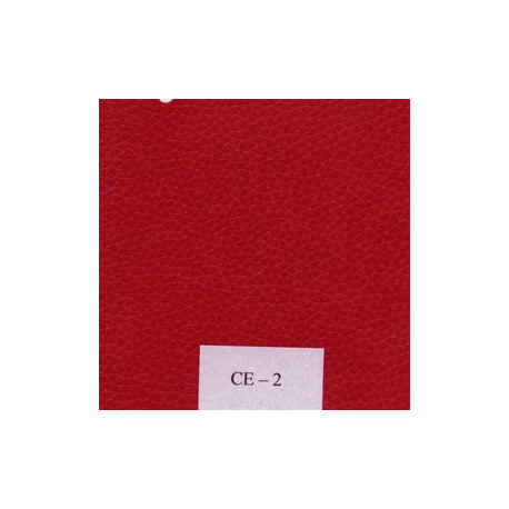 Faux Leather "Dolaro CE-2", red/50 cm