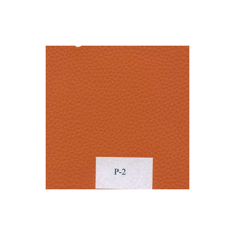 Faux Leather "Dolaro P-2", dark orange/50 cm