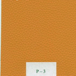 Faux Leather "Dolaro P-3", light orange/50 cm