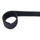 Double Sided Low Profile Hook & Loop Fasteners 30 mm black/1 m