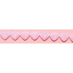 Heart Shape Trim Ribbon art.T-04 pink/1 m