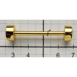 20108 Binding Screw Posts 30 mm gold stainless/1 pc.