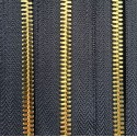 Metallic zipper long chain M60