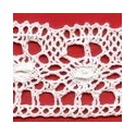 Cotton lace trim 41 - 50 mm width
